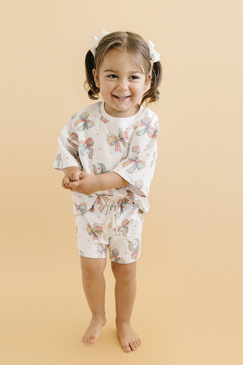 Shorts Set | Happy Bows