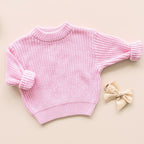 Chunky Knit Sweater | Pink