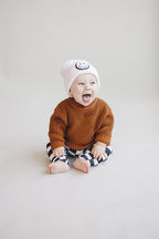 Chunky Knit Sweater | Rust
