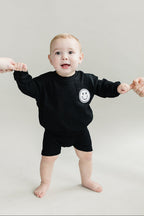 Biker Shorts Set | Black