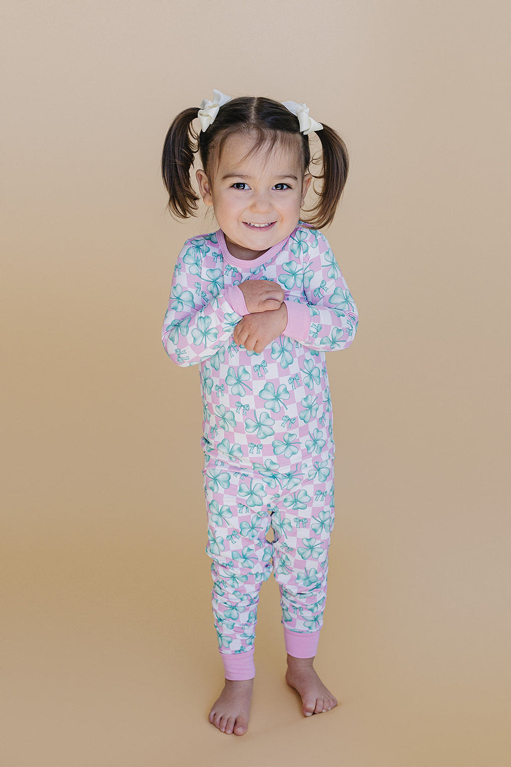 Bamboo Two Piece Set | Shamrock & Bows