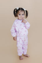 Cargo Jogger Set | Pink Bows