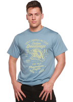 Custom Speedways Premium Eagle Men's Bamboo Viscose/Organic Cotton Short Sleeve Graphic T-Shirt