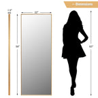 59 Inch Full Length Mirror Large Rectangle Bedroom Mirror