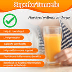I Love Health Turmeric Drink Mix with 350mg CuminUP60® (3000mg Curcuminoids), 500mg Vitamin C, 100mg Blood Orange & Elderberry Powder | 14X Bioavailability, Immune Support, Anti-Inflammatory, Antioxidant | 15 Packets, Sugar-Free, Gluten-Free, Vegetarian
