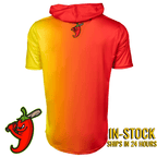 Ghost Peppers Baseball HyperMAX Short Sleeve Hoodie