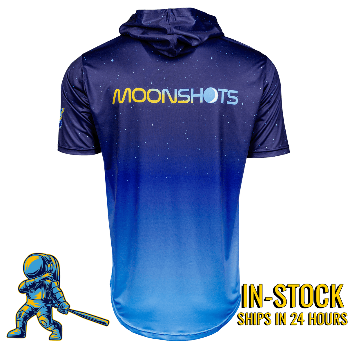 Moonshots HyperMAX Short Sleeve Baseball Hoodie