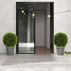 2 Pieces 18/22 Inches Indoor Outdoor Faux Decorative Balls for Patio Garden Front Door Balcony and Backyard