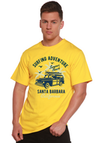 Surfing Adventure Spun Bamboo® Men's Bamboo Viscose/Organic Cotton Short Sleeve Graphic T-Shirt