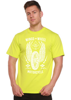 Wings And Wheel Spun Bamboo® Men's Bamboo Viscose/Organic Cotton Short Sleeve Graphic T-Shirt