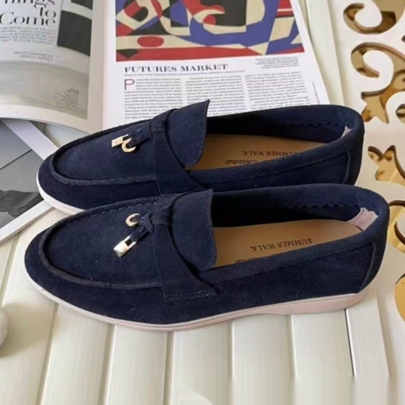 Women's British-Style Flat Slip-On Loafers