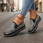 Casual Women’s Sneakers | Four-Seasons Thick-Sole Pedal Flat Shoes