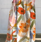 Independent-site Casual Retro Floral Vacation Dress Elegant Commuter Floral Skirt For Spring And Summer