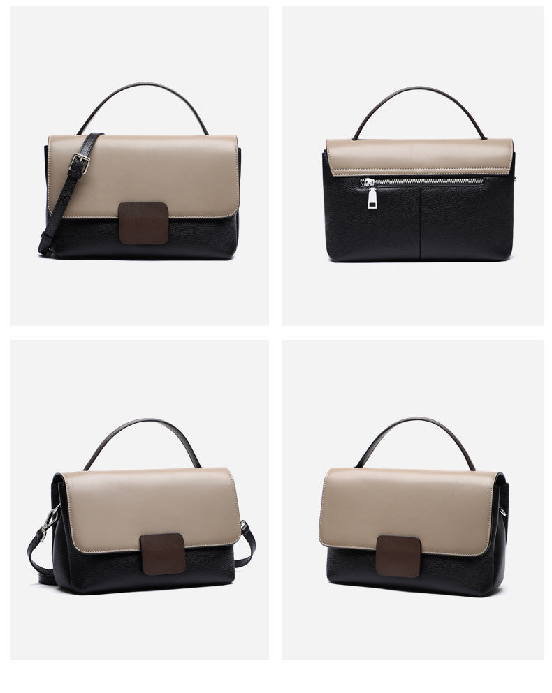 Genuine leather crossbody bag women shoulder handbag tote bag