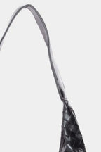 Fame Woven Faux Leather Tote Bag