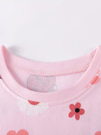 Children's Ladybug & Floral Print Two-Piece Set
