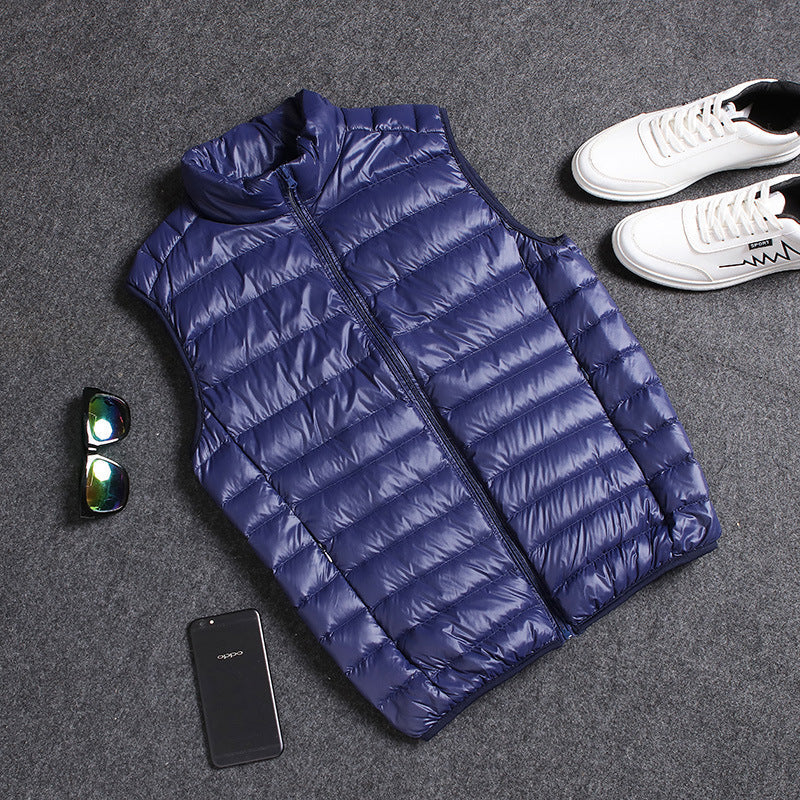 Men's Lightweight Cotton-Padded Jacket with Hood