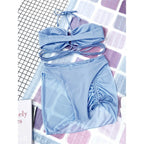 3-Pack: Criss Cross Halter Bikini Swimsuit & Beach Skirt