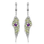 Jewelry Design 925 Silver Personalized Jewelry Ring Amethyst Peridot