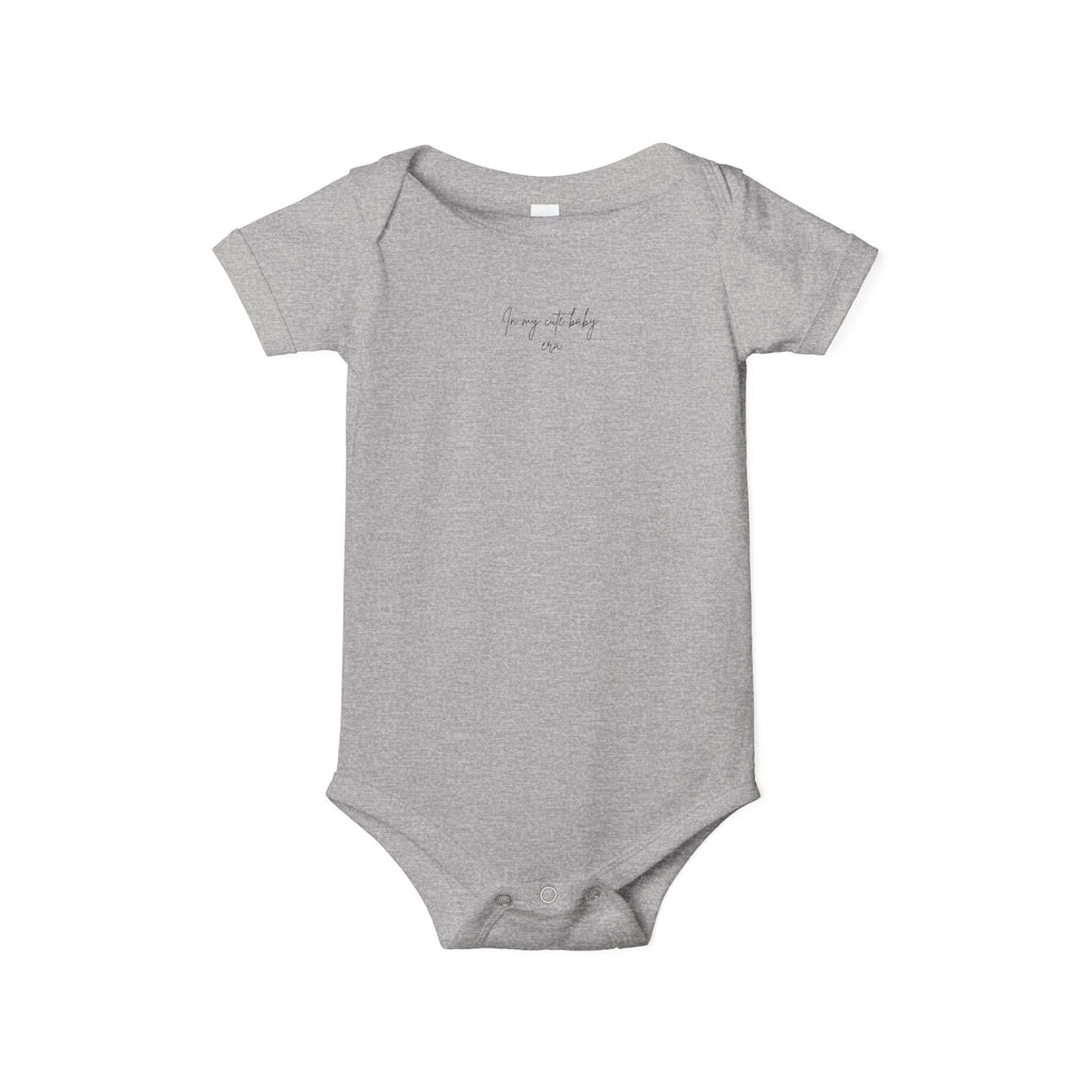 Pink Infant Jersey One Piece - " In my cute Baby ere phase" Soft Baby Bodysuit, Cute Newborn Outfit, Baby Shower Gift, Comfortable Everyday Wear, Little One Apparel