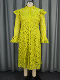 Lace Coat Half Turtleneck Cardigan Inner Wear Dress
