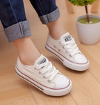 Canvas Shoes Non-slip Casual Shoes Student Parent-child Shoes New Baby Shoes White Shoes