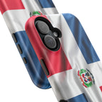 Dominican Republic Flag Magnetic Impact Resistant Phone Case