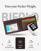 Slim Bifold Wallet With ID Window