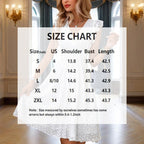 Waisted V-Neck Lace Midi Dress
