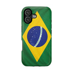 Brazil Flag Magnetic Impact-Resistant Phone Case