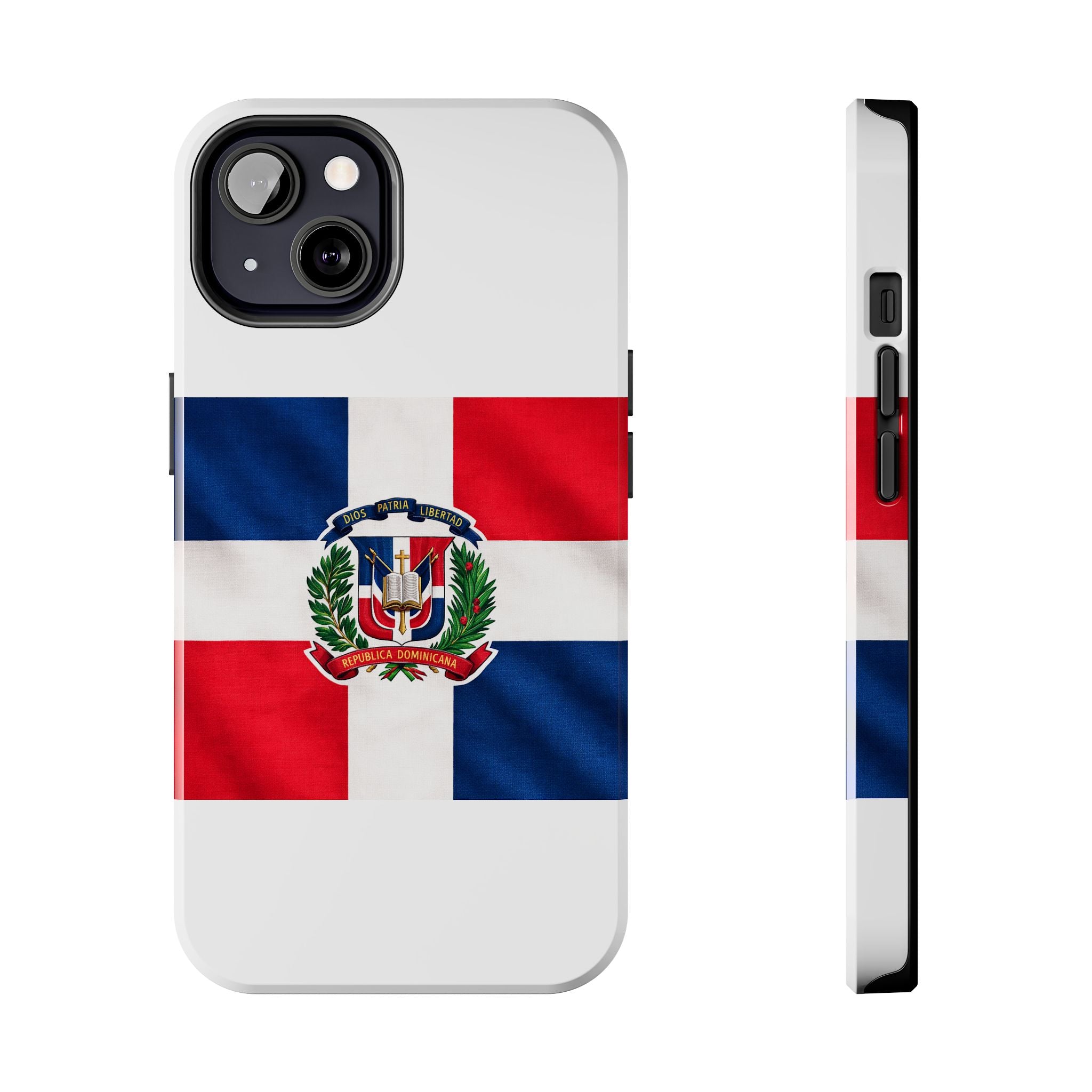 Dominican Flag Tough Phone Case Protective Patriotic Phone Cover