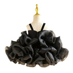 Baby Girl Summer Sling Three-dimensional Rose Princess Dress