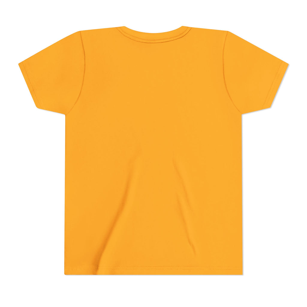 Youth Tee — "Punch Love" Monkey Hugging Pink Teddy Cute Kids Valentine Shirt