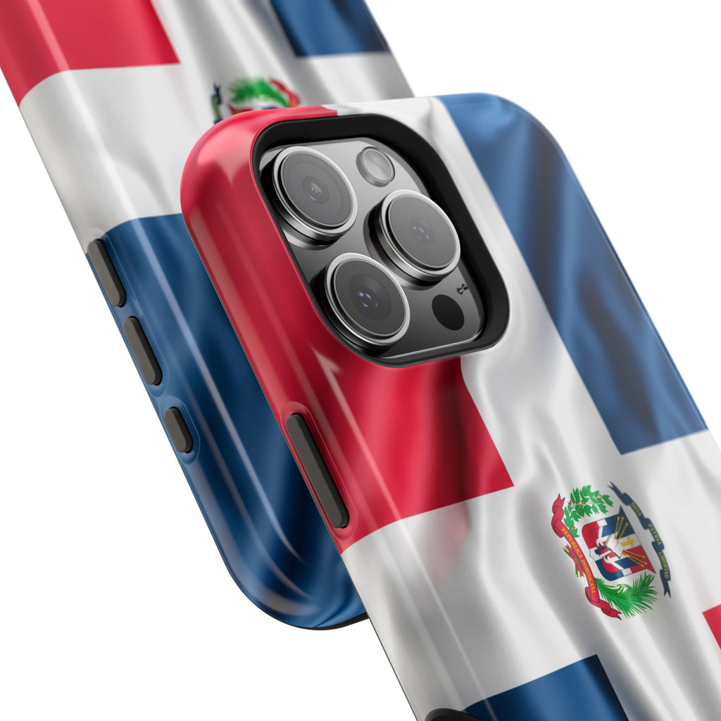 Dominican Republic Flag Magnetic Impact Resistant Phone Case