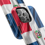 Dominican Republic Flag Magnetic Impact Resistant Phone Case