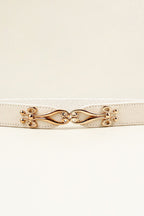 Alloy Buckle Elastic Belt