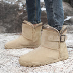 Unisex Warm Fleece-Lined Snow Boots – Anti-Slip Winter Boots for Men & Women