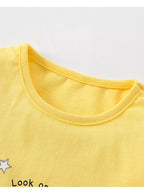 Children's Unicorn Graphic Ruffle Hem T-Shirt