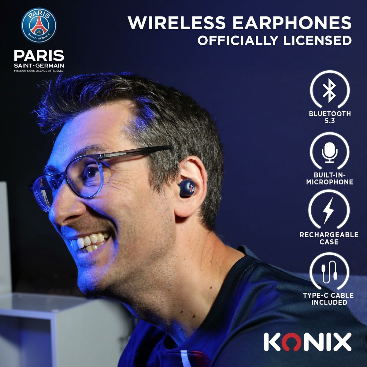 Headphones KONIX Blue