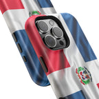 Dominican Republic Flag Magnetic Impact Resistant Phone Case