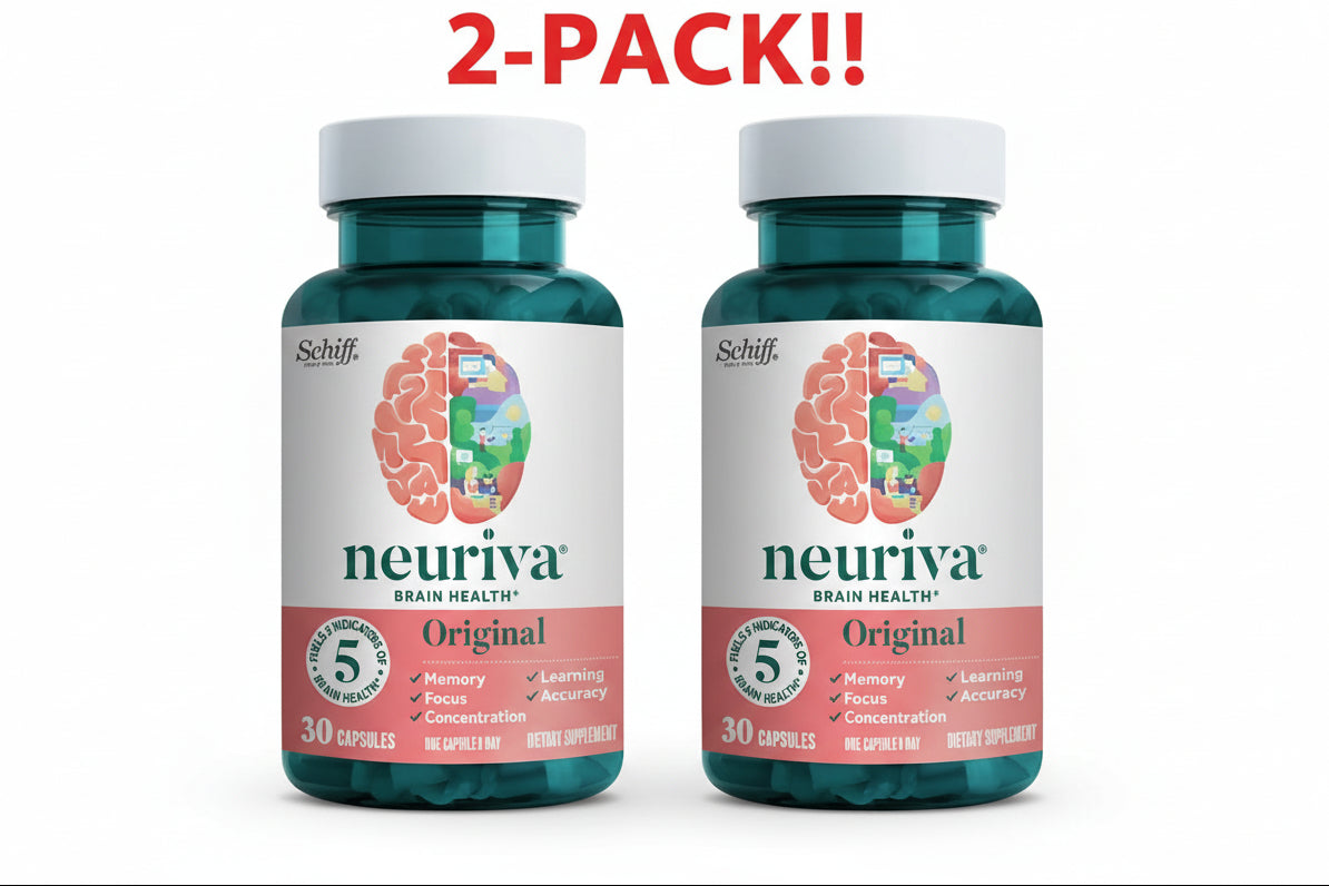 Schiff Neuriva Original 30 Capsules 2Pack! 60 Capsules Total