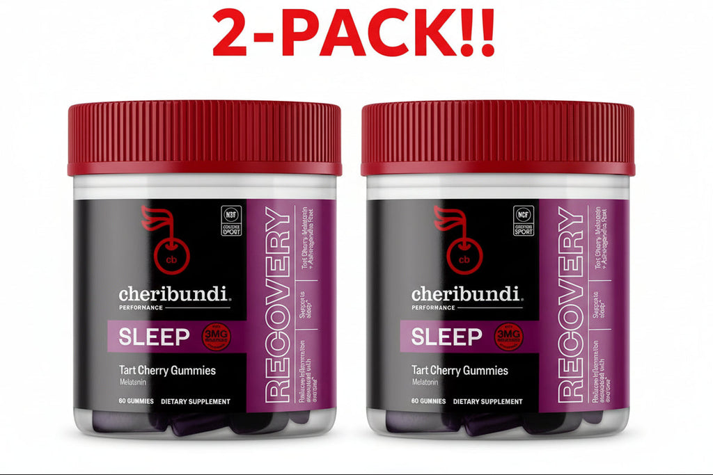Cheribundi Perfomance  Sleep  Tart Cherry Gummies 60ct  2Pack!   (120 Gummies Total)
