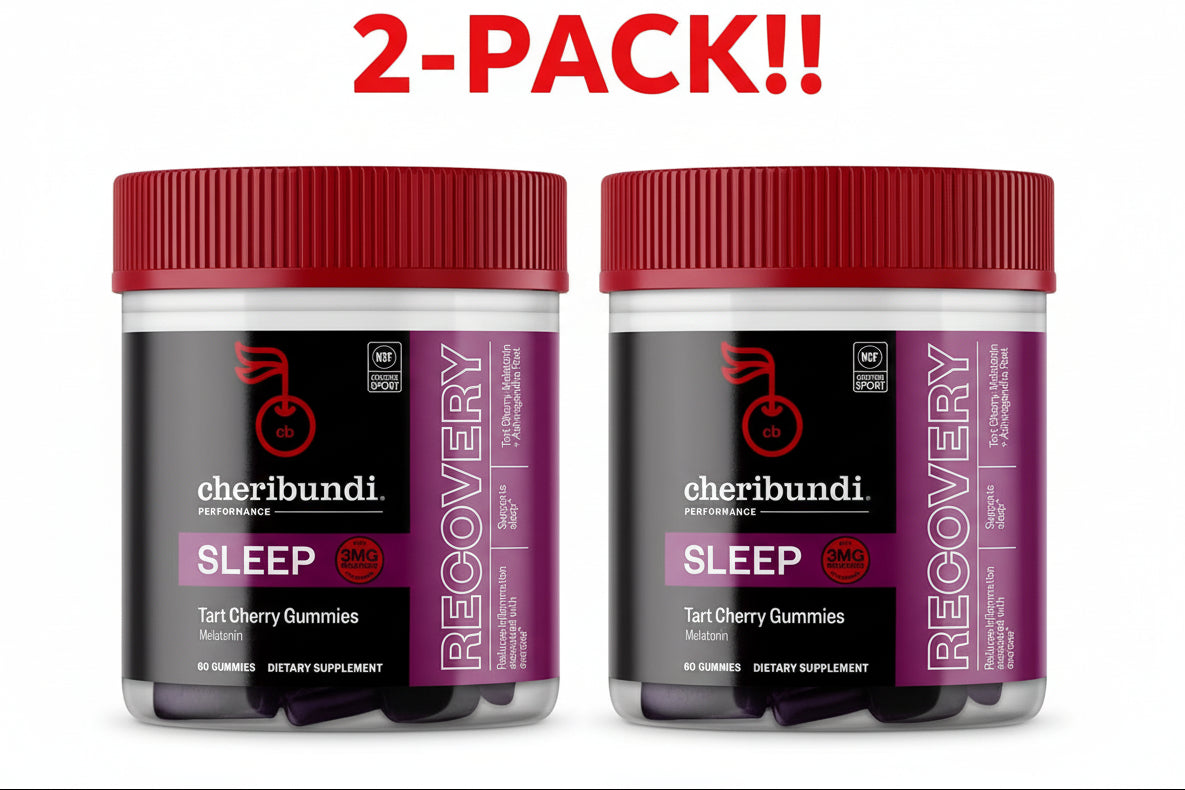 Cheribundi Perfomance  Sleep  Tart Cherry Gummies 60ct  2Pack!   (120 Gummies Total)