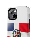 Dominican Flag Tough Phone Case Protective Patriotic Phone Cover