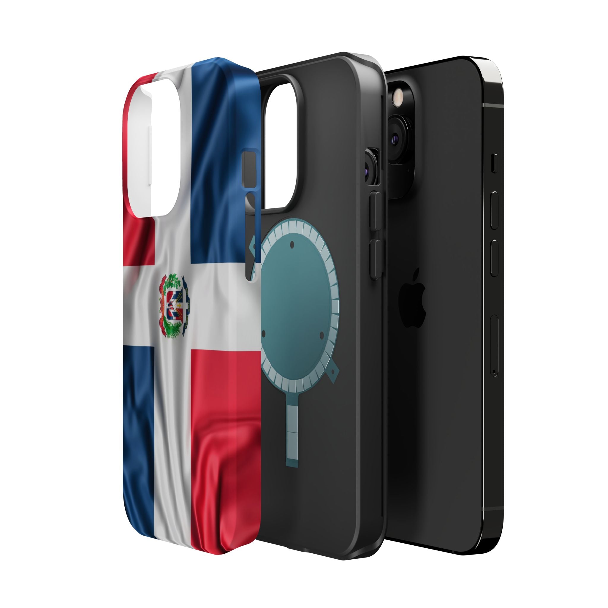 Dominican Republic Flag Magnetic Impact Resistant Phone Case
