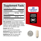 Prevagen Regular Strength – 30 Capsules (1 Month Supply) | Memory Support Supplement with 10mg Apoaequorin and Vitamin D3