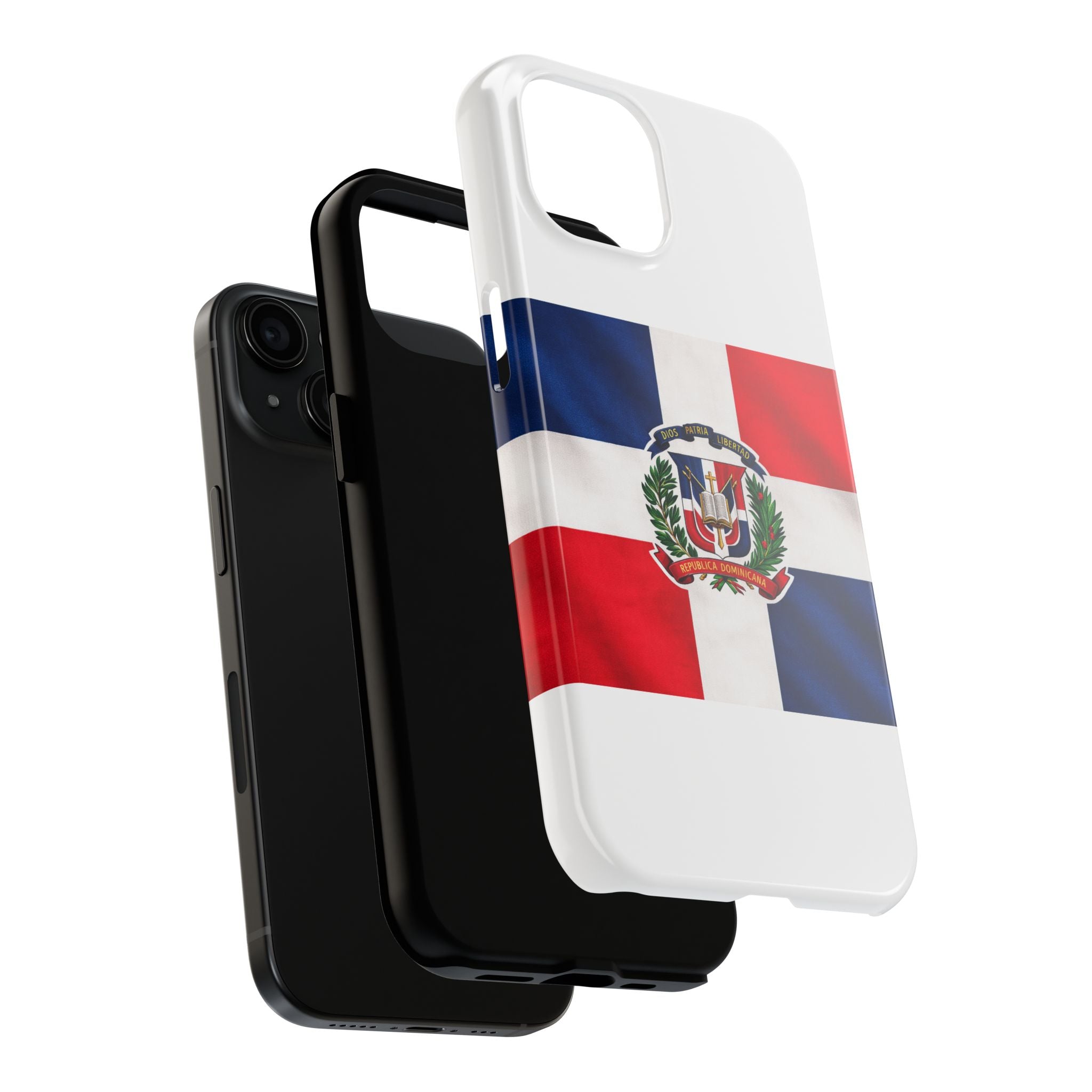Dominican Flag Tough Phone Case Protective Patriotic Phone Cover