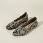 Leopard Slip-On Pointed Flats