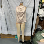 Women's Elegant Sleeveless Mock Neck Top