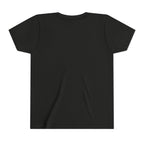 Youth Tee — "Punch Love" Monkey Hugging Pink Teddy Cute Kids Valentine Shirt